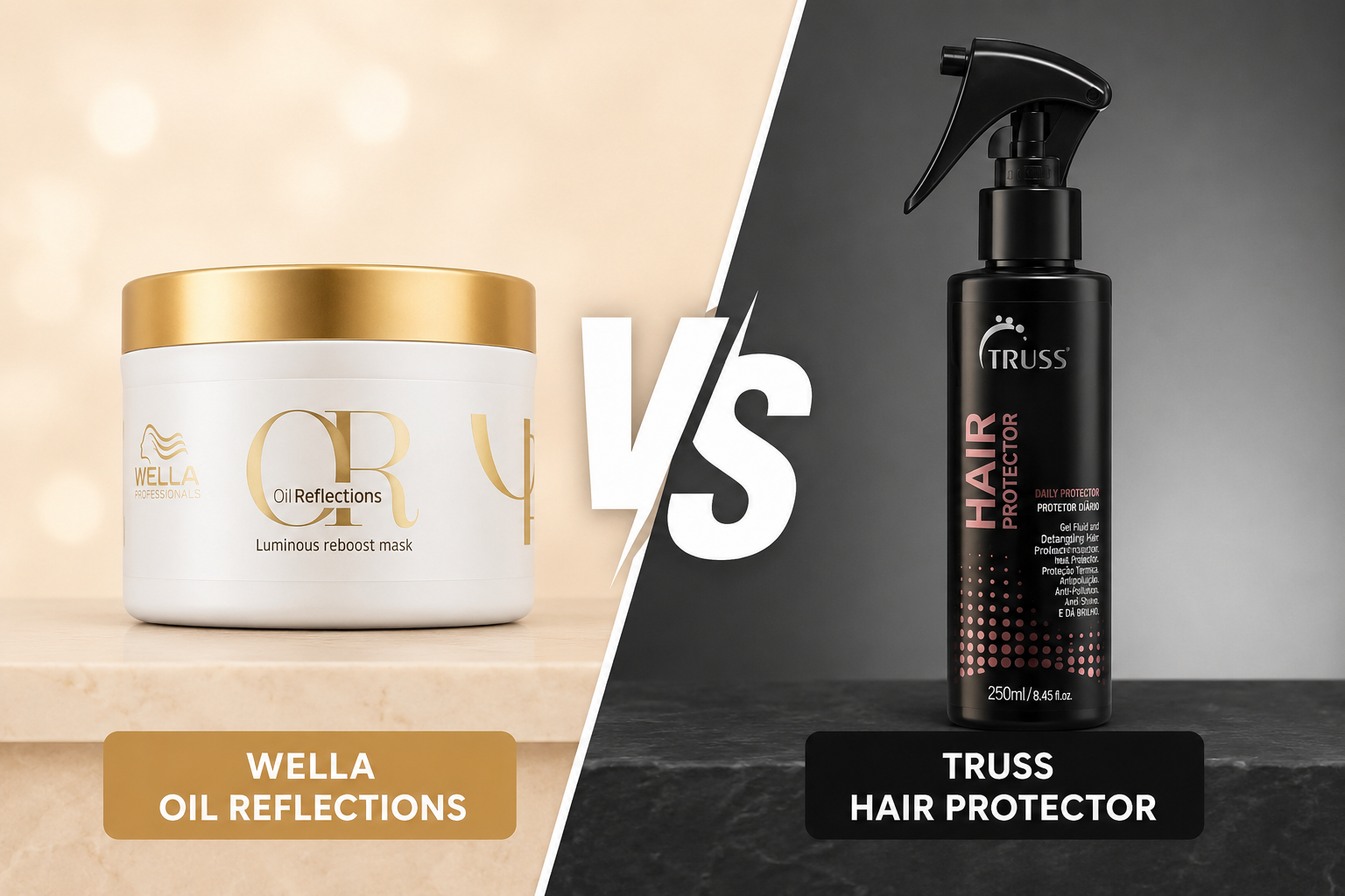 Wella Oil Reflections vs Truss Hair Protector: Qual Vale Mais a Pena em 2026?